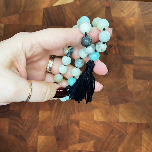 Pocket of Peace - Amazonite Mini Meditation Beads
