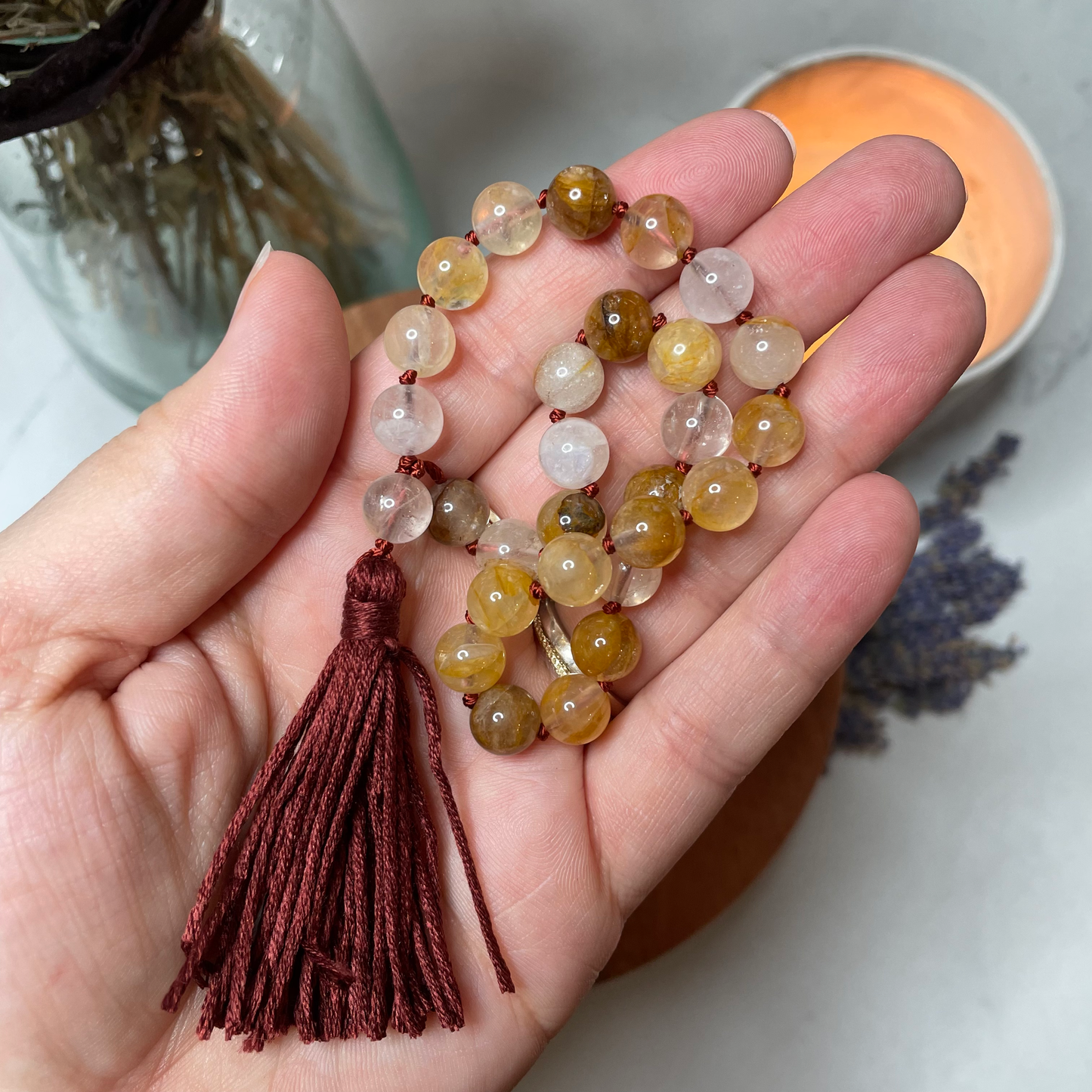 Pocket of Peace: Golden Healer Meditation Beads