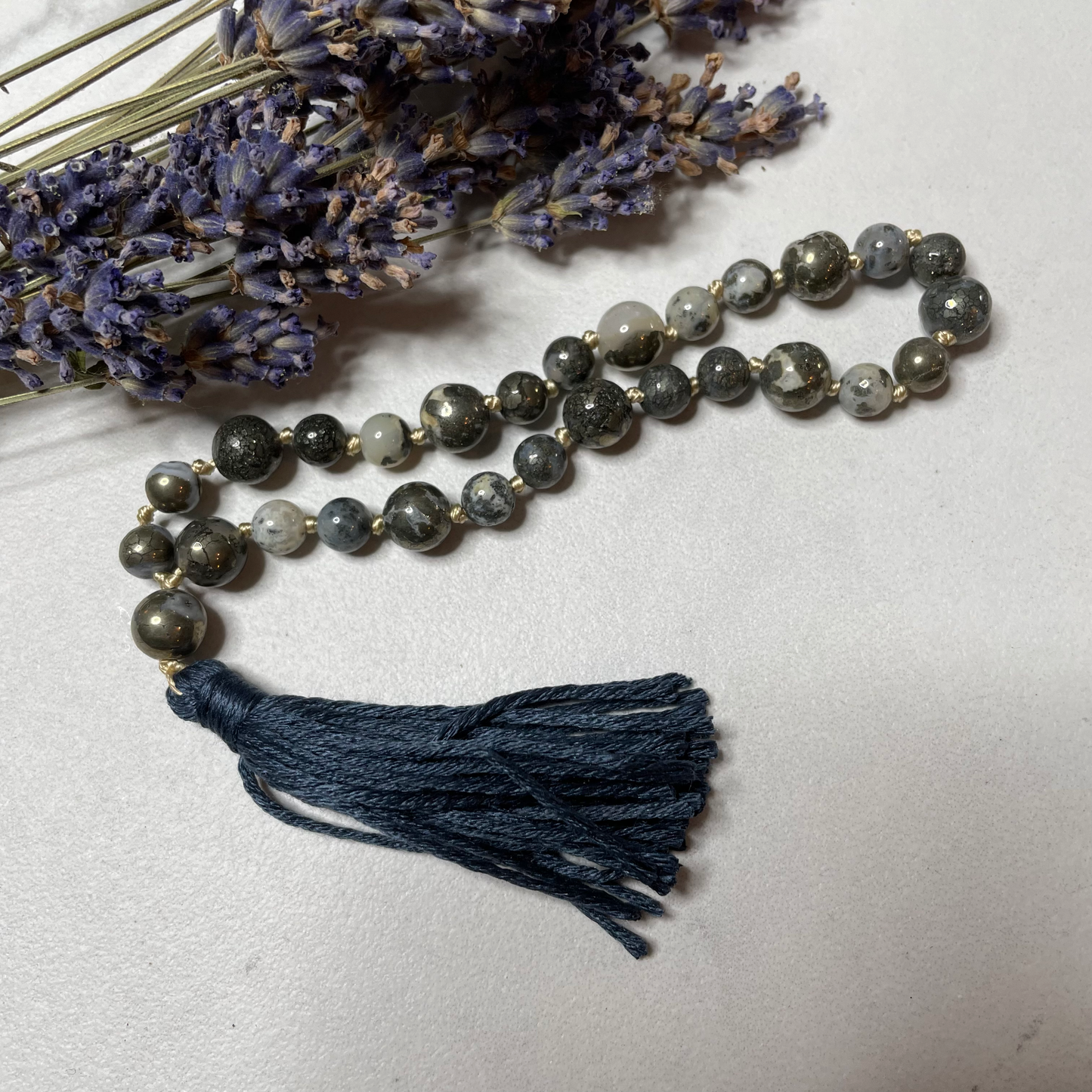 Pocket of Peace: Marcasite Meditation Beads