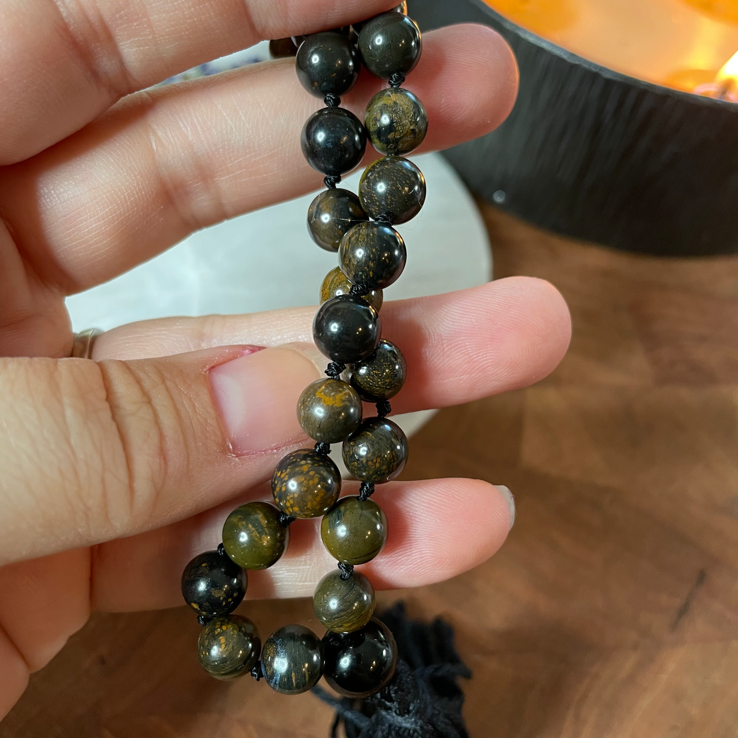 Pocket of Peace - Tiger Iron Mini Meditation Beads